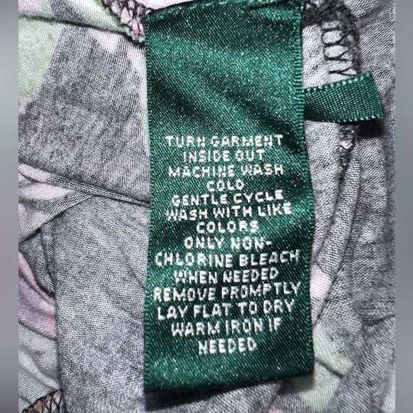 Lauren Ralph Lauren~1X; Multi color, Floral, Wide-leg stretchy pants - Picture 7 of 7